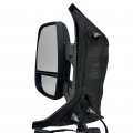Spieg Driver Side Towing Mirror Replacement For Ford Transit Cargo Van 2015-2023 Power Adjusted Upper Glass Non-heated Left
