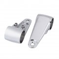 2 Pcs Front Fork Mount Brackets Keenso Chrome Motorcycle Headlight Side Mounting Bracket Ears For 35mm-41mm Tube Headlights