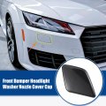 Acropix Front Left Right Side Bumper Headlight Washer Nozzle Cover Cap Fit For Volvo Xc90 3 2l 6 Cylinder Pack Of 2 Black