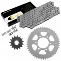 Caltric Drive Chain And Sprockets Kit Compatible With Kawasaki Kle650 Versys 650 2007-2016