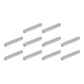 10pcs Round Ended Feather Key 3 X 25mm Carbon Steel Parallel Drive Shaft Stock Machine Keyway For Type Fastening Connection 