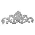 Ekena Millwork Onl35x12x02fb 35 8-inch W X2 2-inch H 2 1 P Flower Basket Center Onlay 