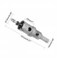 Uxcell Carbide Hole Saw Drill Bit 23 5mm Cutter For Stainless Steel Alloy Cast Iron Copper Metal Sheet With Limit Step