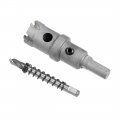 Uxcell Carbide Hole Saw Drill Bit 23 5mm Cutter For Stainless Steel Alloy Cast Iron Copper Metal Sheet With Limit Step