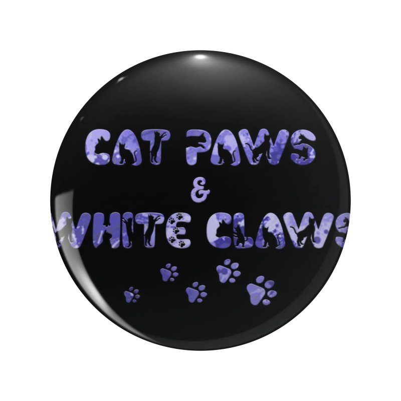 1080 Graphics Cat Paws And White Claws Key Chain Double Sided Stainless Steel Keychain