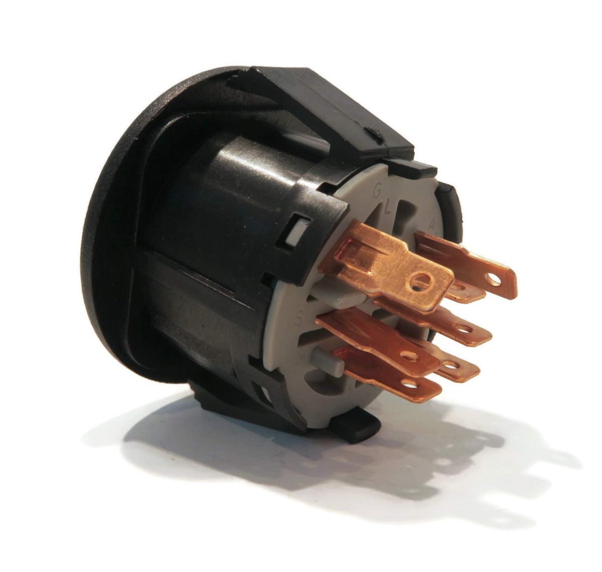 Ignition Starter Switch For 2004 2008 Husqvarna Lth 1538 96043003802 Zero Turn Lawn Mower 4 Position 7 Terminal Plug In