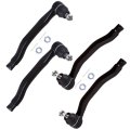 Front Suspension Set Of 4 Outer Tie Rod End Fit 1990-1993 For Honda Accord 