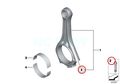 Engine Connecting Rod Bolt Bmw11247516322 Chrome Finish