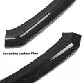 Front Lower Bumper Body Lip Spoiler 3pcs 2015-2020 For Subaru Wrx Sti Sedan Splitter Side Kit Trim Protection Cs-style Painted