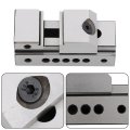 1 In Parallel Grinding Screwless Vise Mini Insert Toolmaker With 0 0002 Accuracy Hardened Alloy Steel V Groove Jaw For 
