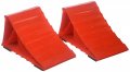 Electriduct Red Plastic Wheel Chocks 4 Pack