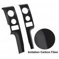G-plus Center Console Dashboard Panel Cover Trim Bezels Compatible With Ford F150 2009-2014 Black Carbon Fiber