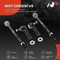 A-premium Set Of 4 Front Inner Outer Tie Rod End Kits Compatible With Ford Focus 2012-2018 Escape 2013-2018 C-max Transit