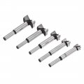 Uxcell Forstner Wood Drill Bit 15mm 20mm 25mm 30mm 35mm Diameter Hole Saw Carbide Alloy Tip Steel Round Shank Cutting For