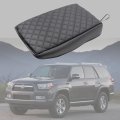 Center Console Lid Armrest Cover Pad Protector Microfiber Leather Black For Toyota 4runner 2010-2022 