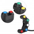 Universal 5 In 1 Motorcycle Switch Control Handlebars Set 22mm Handlebar Headlight Hazard Brake Fog Light Horn On Off For