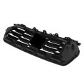 Front Bumper Upper Grille Assembly Glossy Black Grill Replacement For 2023 2024 Pilot Plastic Center Suv