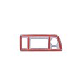 Sekhyna Roof Convertible Switch Panel Frame Cover Trim Abs 1pcs Compatible With Corvette C7 Stingray 2014-2019 Central Console