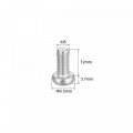 Uxcell M5x12mm Torx Security Machine Screws 20pcs 316 Stainless Steel Pan Head Tamper Proof Screw Fasteners Bolts
