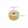 Uxcell Knurled Thumb Nuts 4pcs M3 X D10 5mm H6mm Brass Nut Flat Head Blind Hole Lock Adjusting For 3d Printer Parts