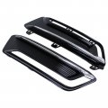 Motoku Front Driver And Passenger Side Fog Light Cover Bezel With Drl Hole For Chevrolet Impala 2014-2020