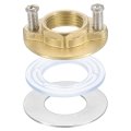 Female Thread Hex Lock Nut G1 2 Stainless Steel 304 Single Hole Faucet Nuts With Gasket Fixing Tool Set For Kitchen Bathroom 