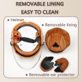 Cool Motorcycle Open Face Vespa Half Helmet Electric Retro 3 4 Comfortable Leather Vintage Men Women Adult Jet Pilot Scooter