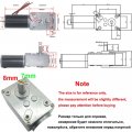 Xuulan Xianglaa-motor Micro Dc Electric Worm Geared Motor High Torque 70kg Motors Reducer Self-locking For Toys Wide Range Of