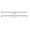 Grand General 76316 Red 12 Ultra Thin Surface Mount 15-led Marker And Clearance Sealed Light Bar With Clear Lens 