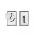 Rockwell Security Premium Contemporary Solid Brass Aqua Single Cylinder Deadbolt In Brushed Nickel Finish Fits 2-3 8 Or 4 
