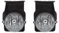 03-04 Gmc Sierra Left Right Fog Lamp Assemblies Pair 