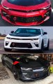 Cuztom Tuning Black Red Bumper Folding Ring Screw On Type Tow Hook Compatible With 2016-2020 Chevy Camaro Ls Lt Ss Zl1