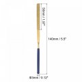 Uxcell Diamond Needle Files 3mm X 140mm Titanium Coated Flat Hand Tool With Tpu Handle For Metal Stone Wood 5pcs