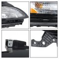 Wflnhb Headlight Assembly Replacement For Cherokee 2014-2018 Running Light Rh With Stabilizer Set Passenger Side