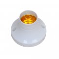 E27 Socket Base Twdrtdd 3 Pack Plastic E26 Medium Ceiling Receptacle Lamp Holder For Wifi Camera Bulb Led Light With Back Cover 