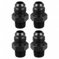 4pcs An6 Male To 1 4 Npt Union Car Flare Reducer Hose Fitting Adapter Universal Aluminum Alloy Fuel Oil Line Pipe Connector 