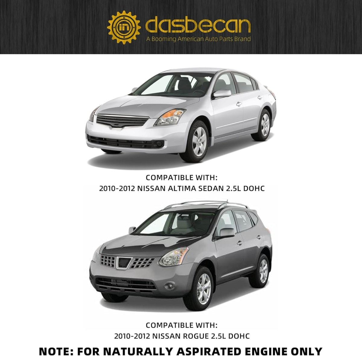 Dasbecan Oxygen Sensor For 2010-2012 Nissan Altima Sedan Rogue2 5l Upstream Downstream O2 Sensors Replace 234-9036 234-4382