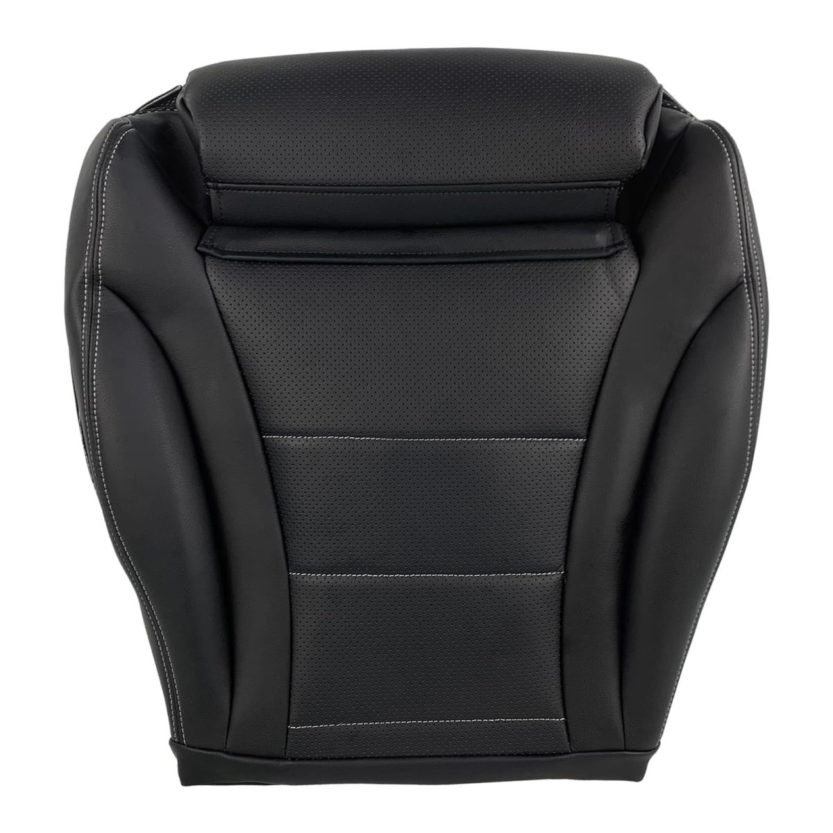 Black Front Driver Side Bottom Leather Seat Cover For Mercedes Benz C Class C250 C300 C350 C400 Glc300 Glc300e Glc350e 2015