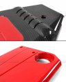 Jdm Red Black Type-r Style Engine Valve Cover Compatible For 2022 2023 Honda Civic Ex Lx Si Touring Hatchback Sedan 1 5