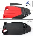 Jdm Red Black Type-r Style Engine Valve Cover Compatible For 2022 2023 Honda Civic Ex Lx Si Touring Hatchback Sedan 1 5
