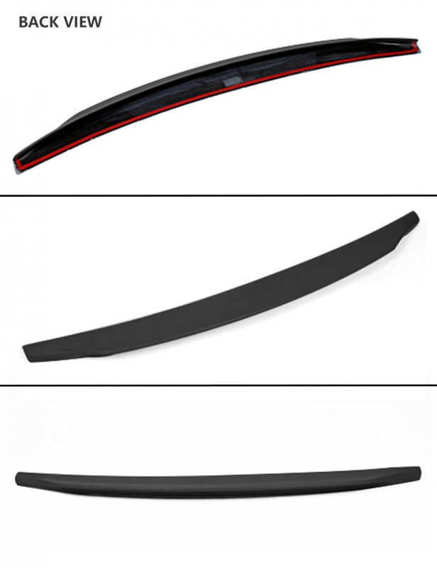 C Style Polyurethane Pu Primered Highkick Trunk Lid Spoiler Wing Duck For 2009-2015 Audi A4 S4 B8