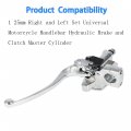 Labwork 1 25mm Right And Left Set Universal Motorcycle Handlebar Hydraulic Brake Clutch Master Cylinder