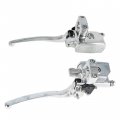 Labwork 1 25mm Right And Left Set Universal Motorcycle Handlebar Hydraulic Brake Clutch Master Cylinder