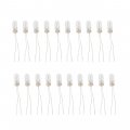 T5 Instrument Cluster Bulbs 20 Pack Warm White 12v Gauge Panel Dashboard Backlight For Chevy Silverado Suburban Avalanche 
