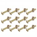 M6x40mm Furniture Bolt Nut Set Hex Socket Screw With Barrel Nuts For Beds Headboards Chairs 12 Sets 