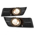 Fog Light Bezel For 2010-2016 Cadillac Srx Bumper Driving Lamps Cover L R Side Black Clear Lens Replacement 94708773 94708774 