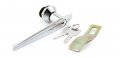 Uxcell Recessed Rotary Handle File Cupboard Cabinet Metal Door Lock W 2 Keys