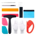 Glarks 38pcs Car Window Tint Film Tool Kit Vehicle Vinyl Wrap Inluding Felt Squeegee With Spare Fabric Felts Scrapers Snitty 