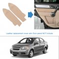 Aintier Front Door Panels Armrest Leather Replacement For 2007-2012 Honda Cr-v Cover Beige