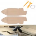 Aintier Front Door Panels Armrest Leather Replacement For 2007-2012 Honda Cr-v Cover Beige